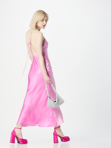Robe de soirée 'LESIA' Bardot en rose