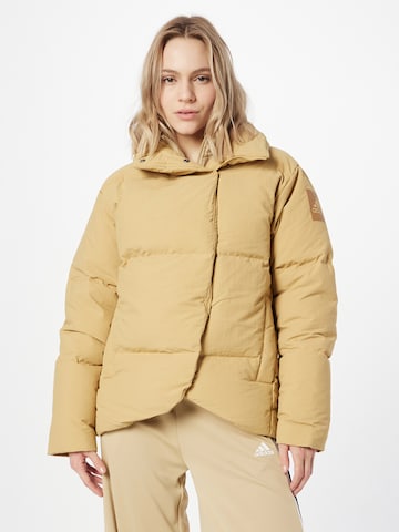 ADIDAS SPORTSWEAR Outdoor Jacket 'Big Baffle Down' in Beige: front