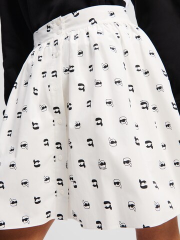 Karl Lagerfeld Skirt in White
