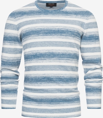 Pull-over ' Manfred ' INDICODE JEANS en bleu : devant
