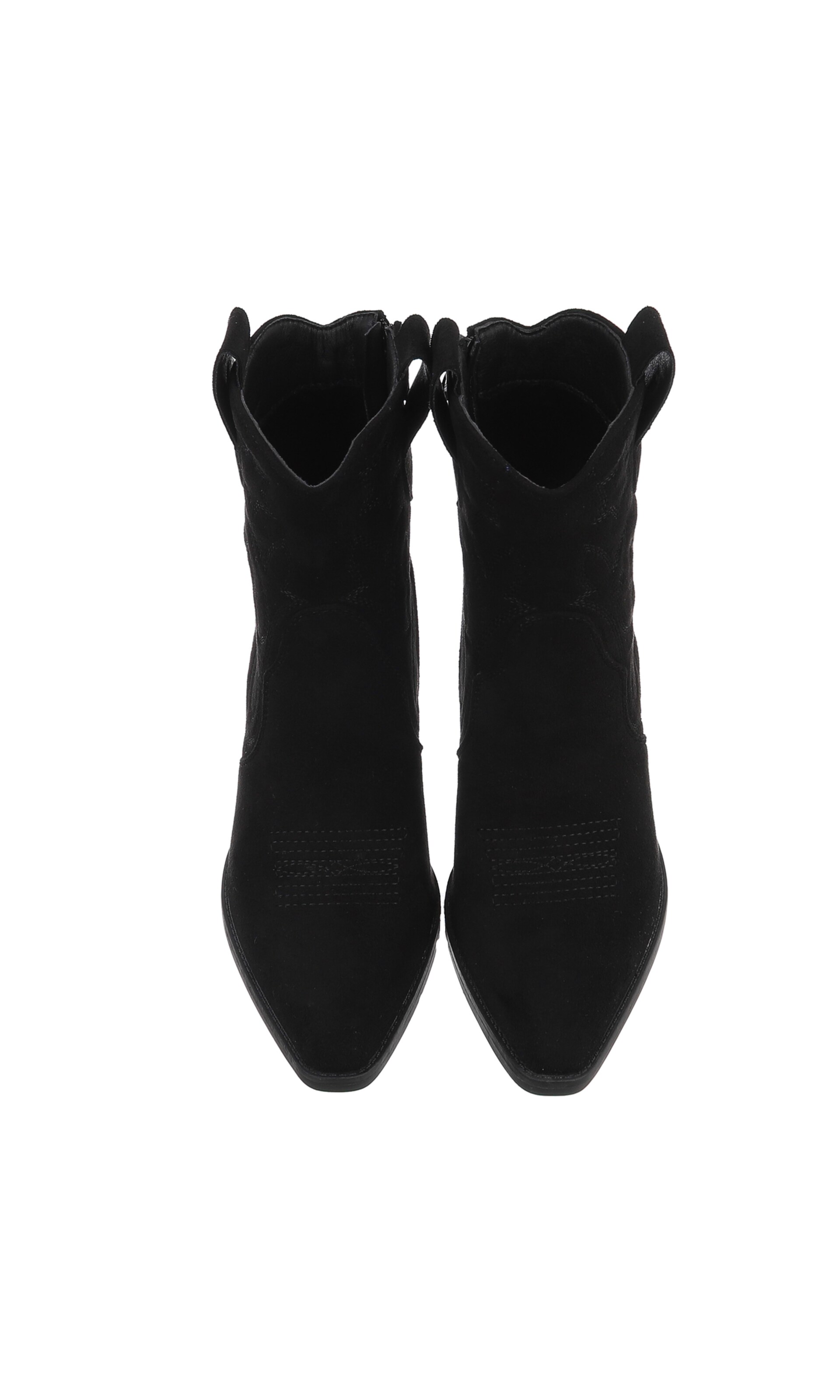 Ital-Design Cowboy Boots in Black