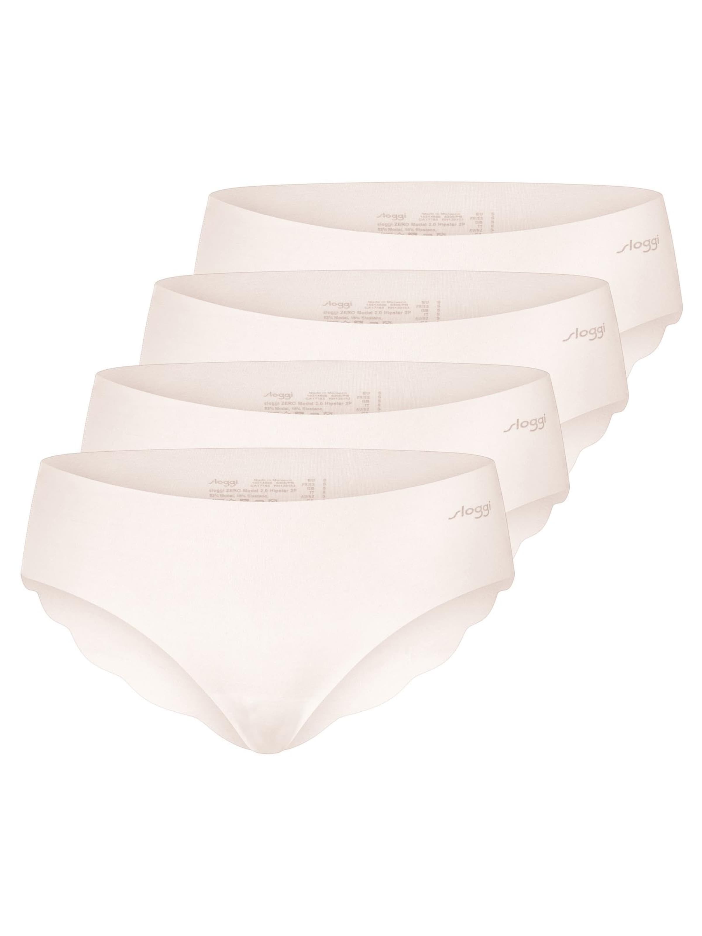 SLOGGI Boyshorts 'ZERO Modal 2.0' in White: front