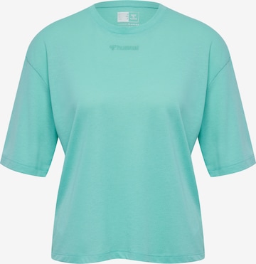 Hummel Functioneel shirt in Blauw: voorkant