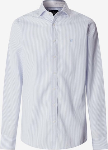 Coupe regular Chemise 'CITY STRIPE' Hackett London en bleu : devant