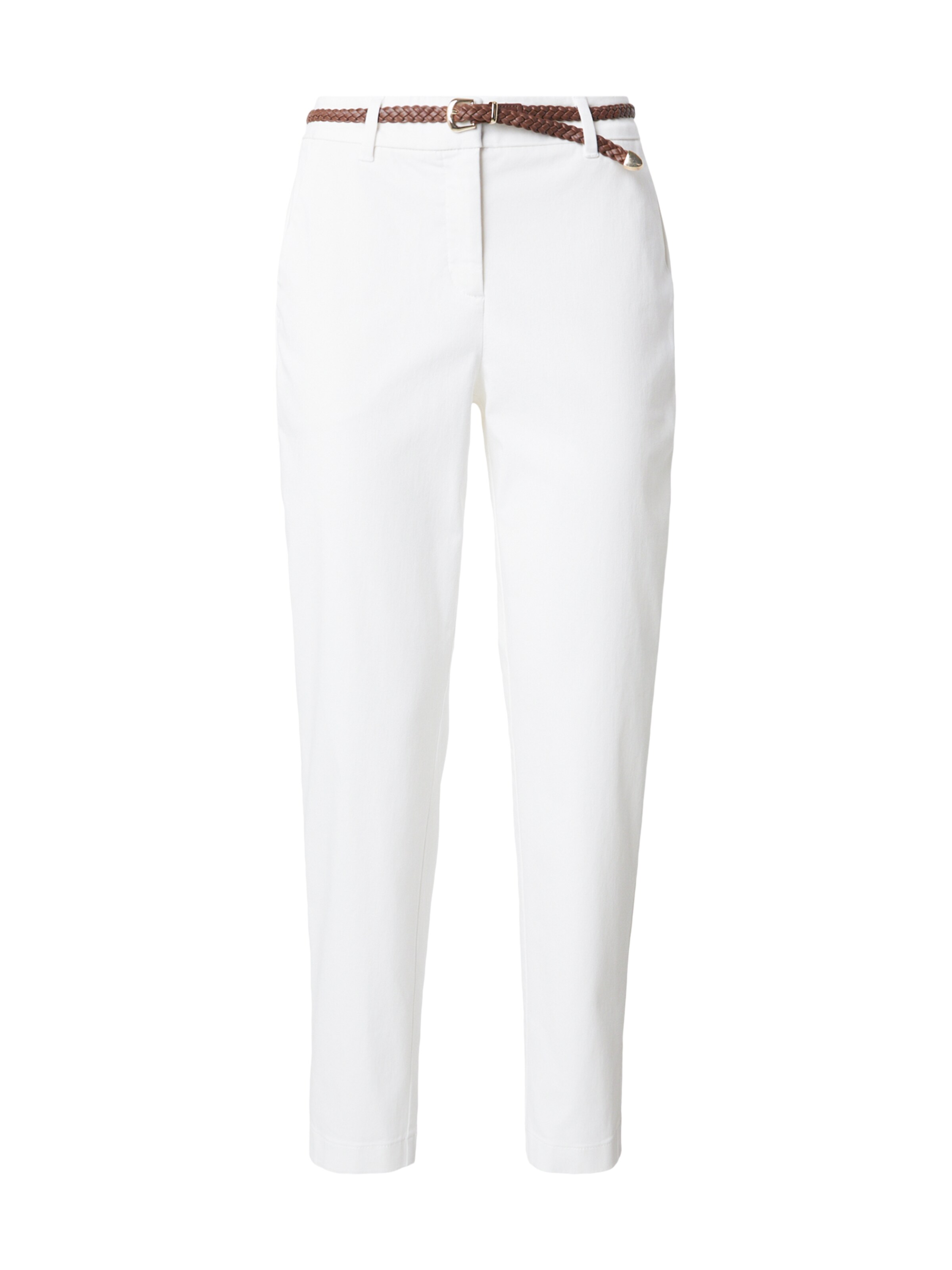 Tapered Pantaloni eleganți de la COMMA pe bej: față