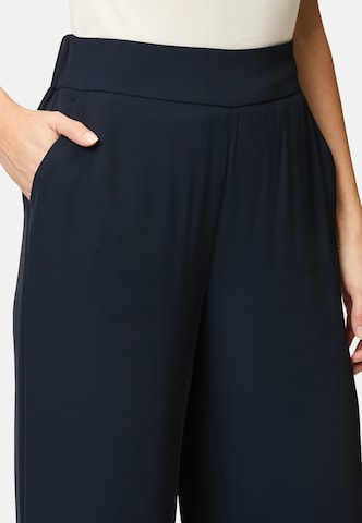 zero Wide Leg Hose in Blau