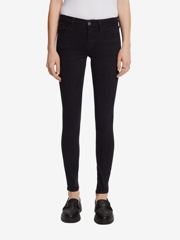 ESPRIT Skinny Jeans in Black: front