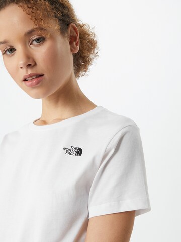 Tricou de la THE NORTH FACE pe alb