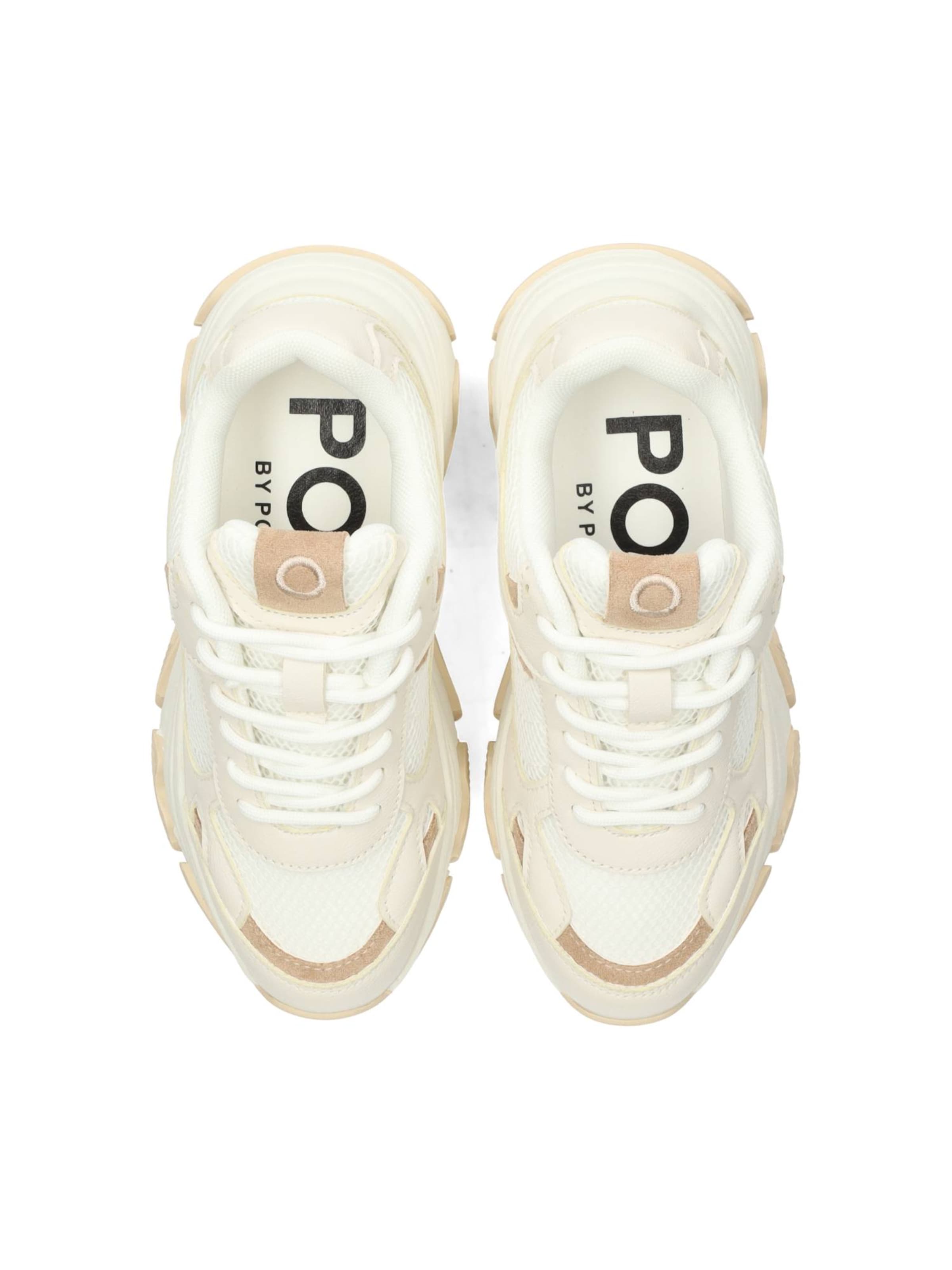 Baskets 'Gigi' POSH by Poelman en blanc