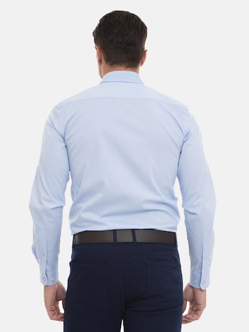 Sir Raymond Tailor Regular Fit Hemd 'Seda' in Blau
