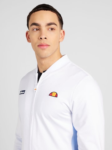 ELLESSE - Sudadera con cremallera deportiva 'Crusoe' en blanco