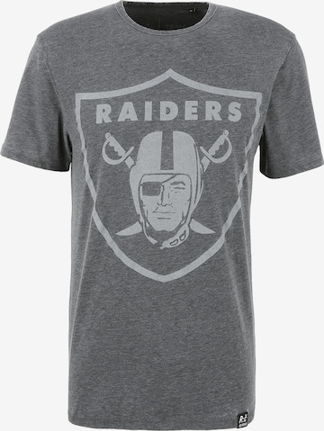 Recovered Shirt 'Raiders' in Grey: front