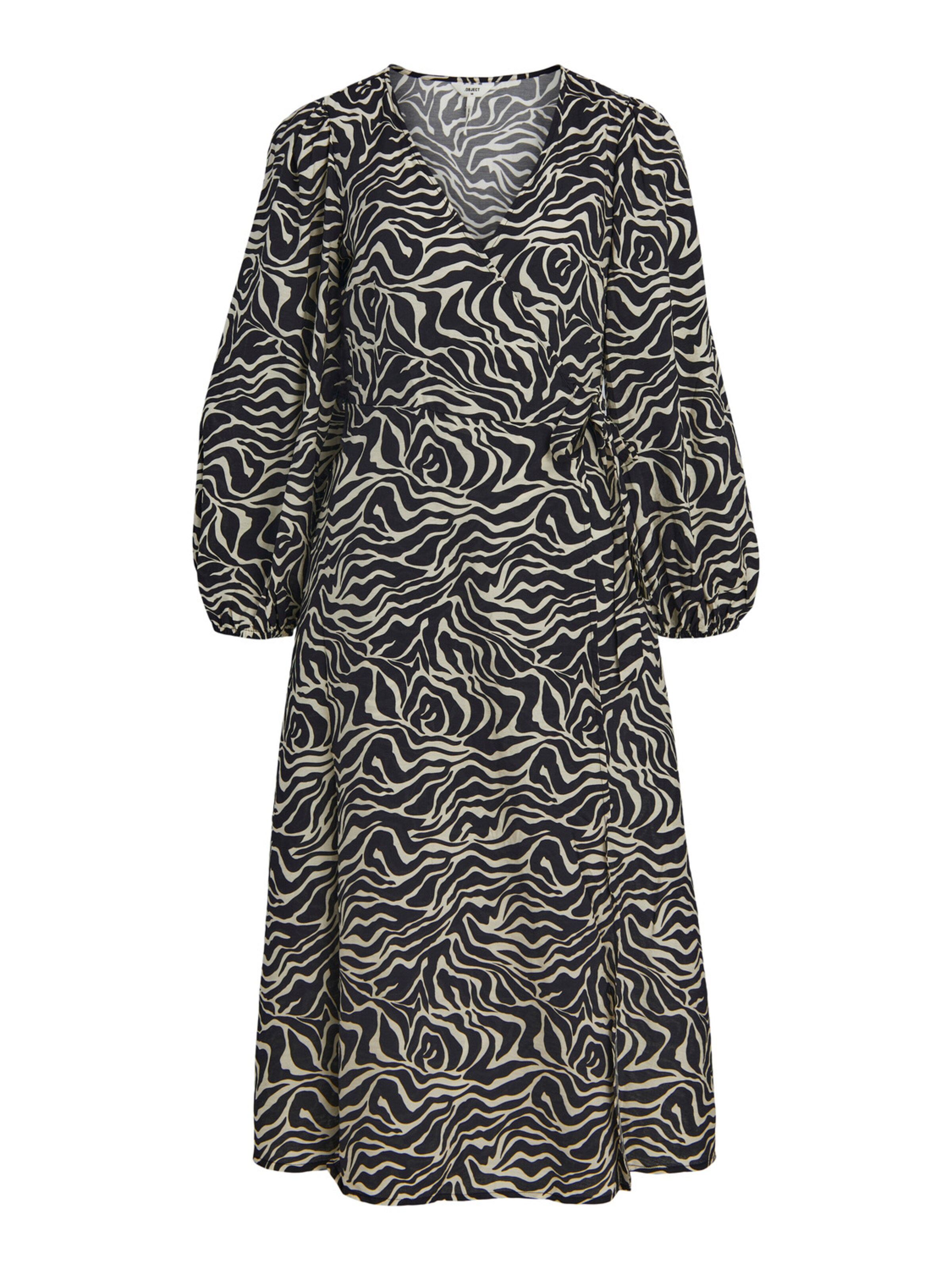 Robe OBJECT en noir : devant