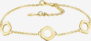 Sofia Milani Armband 'Hexagon' in Gold: Vorderseite