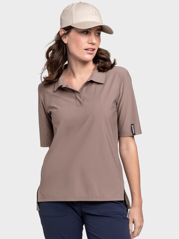 Schöffel Functioneel shirt 'Calmay' in Bruin: voorkant