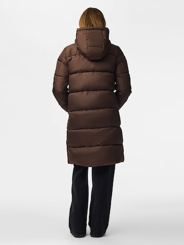 PIECES Winter coat 'PCBEE' in Brown
