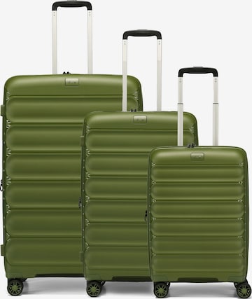 Ensemble de bagages 'Travel Line 4700' D&N en vert : devant