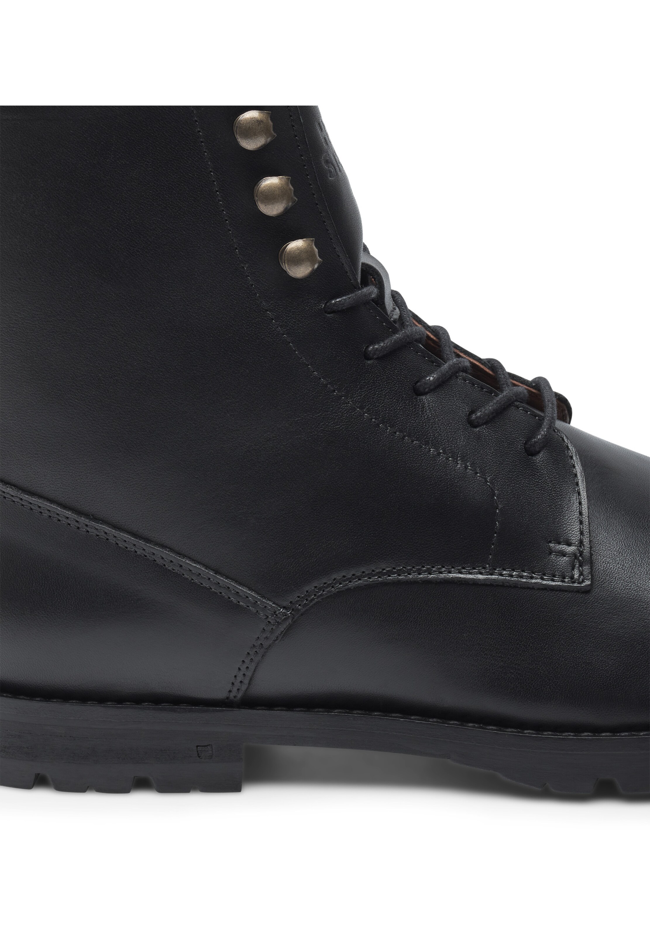 Henry Stevens Schnürboots 'Wallace' in Schwarz