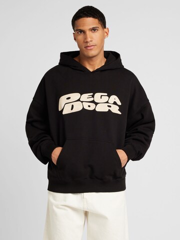Pegador Sweatshirt 'DREW' i sort: forside