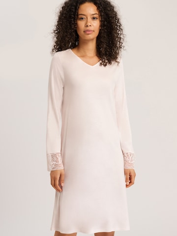 Hanro Nightgown ' Elia ' in Pink: front