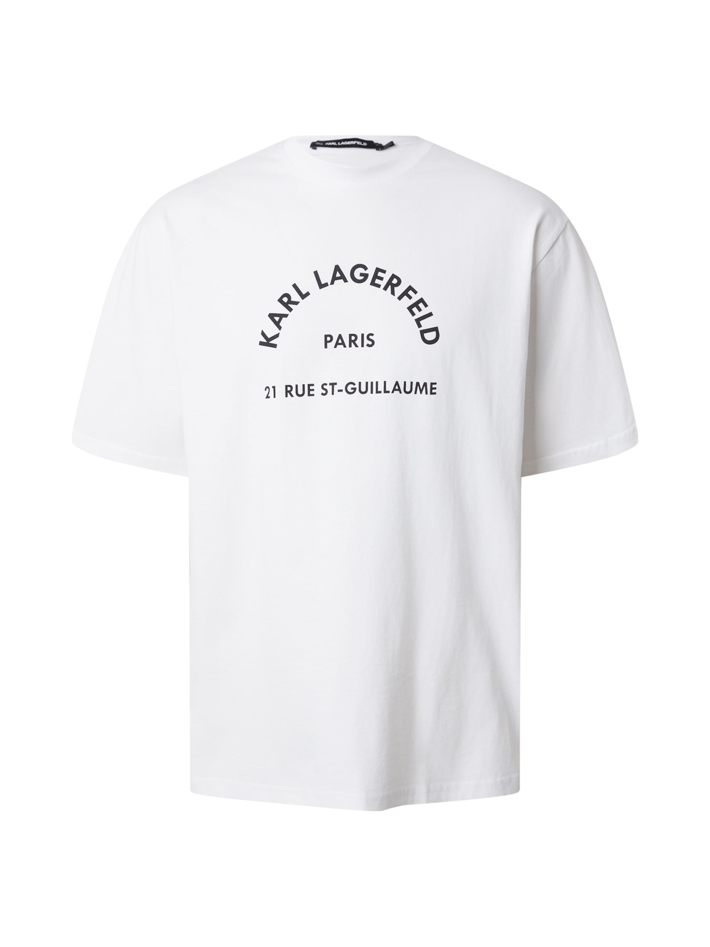 Karl Lagerfeld T-Shirt 'Rue St-Guillaume' in Weiß: Vorderseite