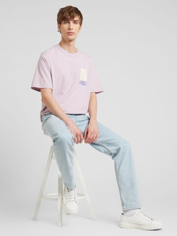 JACK & JONES Tričko 'JORNOTO' – fialová