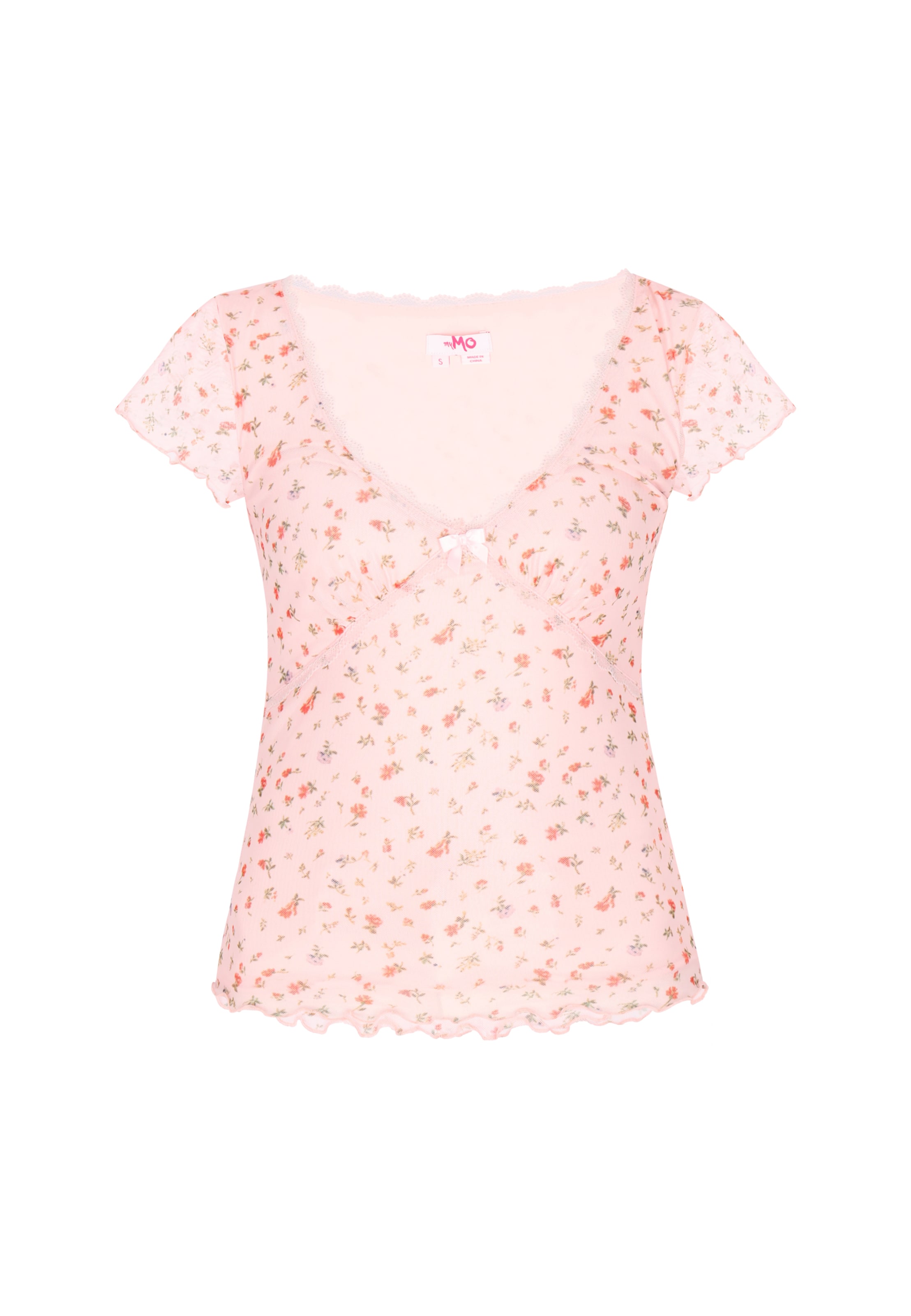 MYMO Shirt in Roze: voorkant