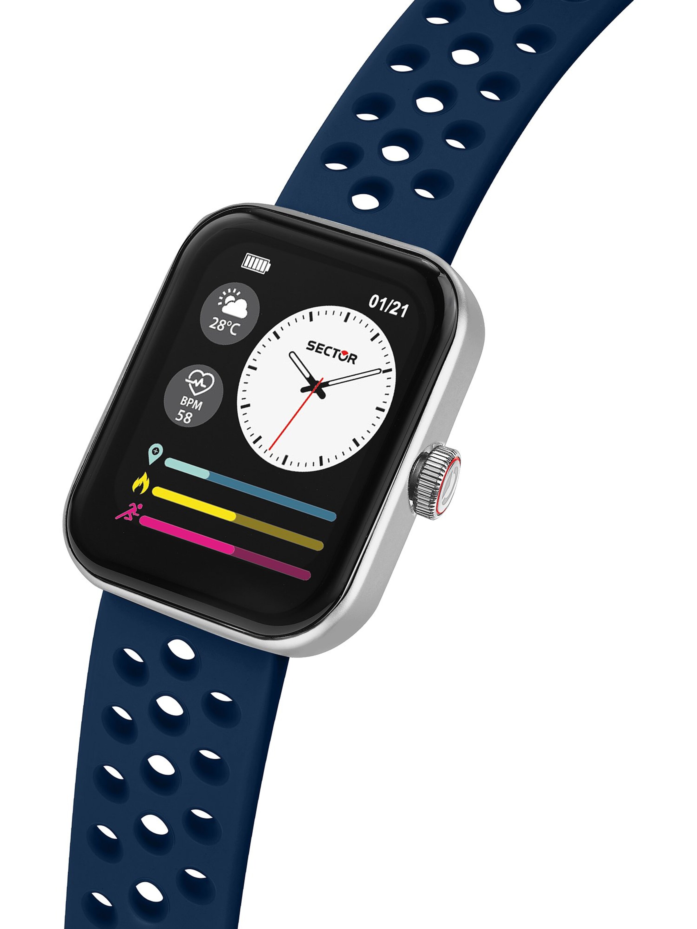 SECTOR Digitaluhr in Blau