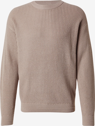 Pull-over 'JJKaito' JACK & JONES en gris : devant