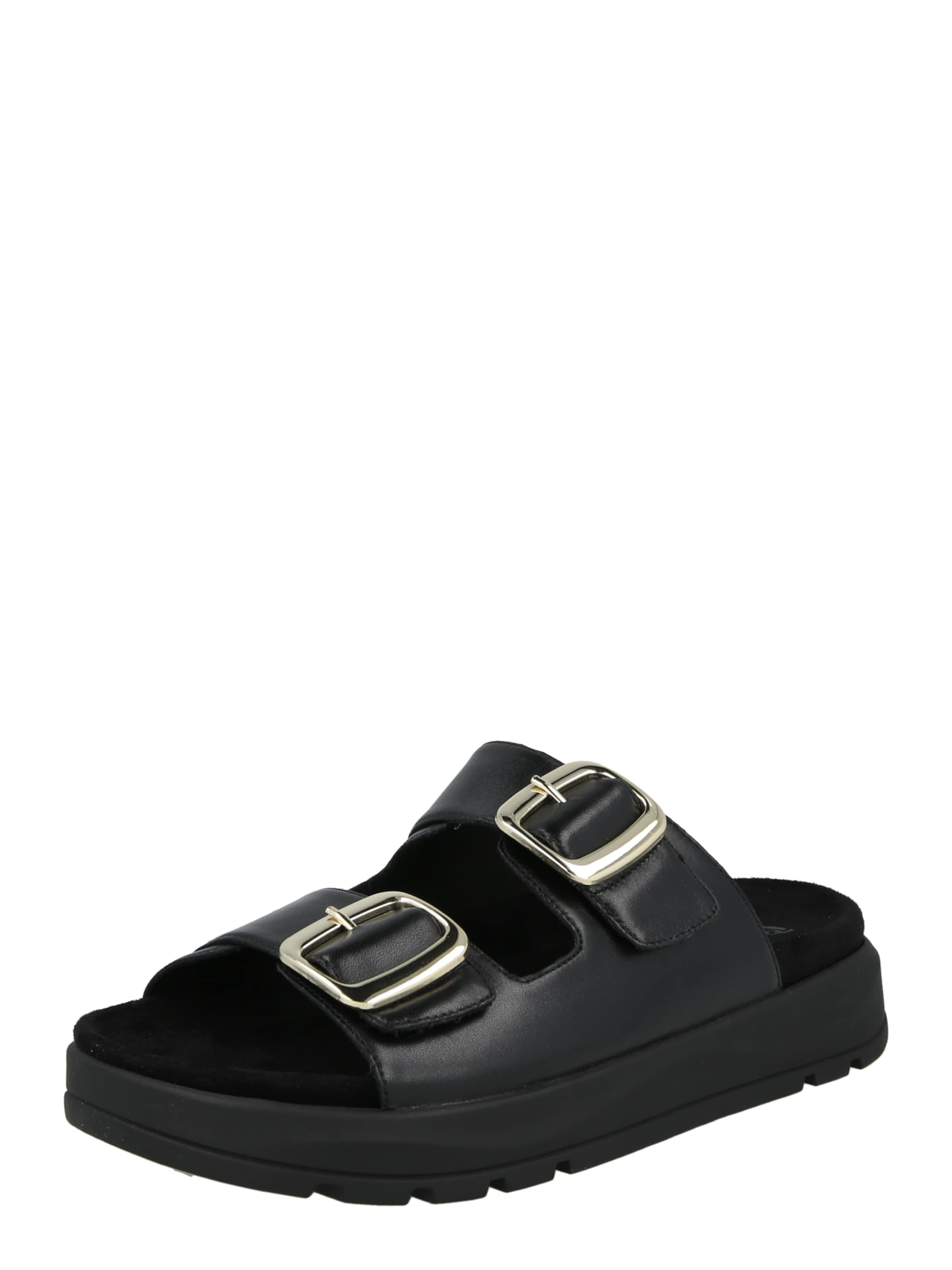 CAPRICE Papucs - fekete: elől