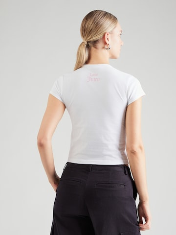 Maglietta 'I WANT CANDY' di Juicy Couture in bianco