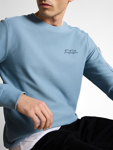 TOM TAILOR Sweatshirt in Blau