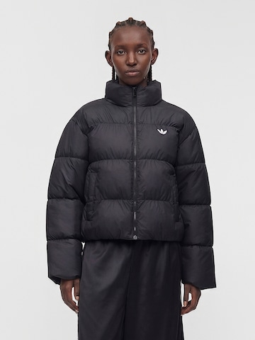 Veste d’hiver ADIDAS ORIGINALS en noir : devant