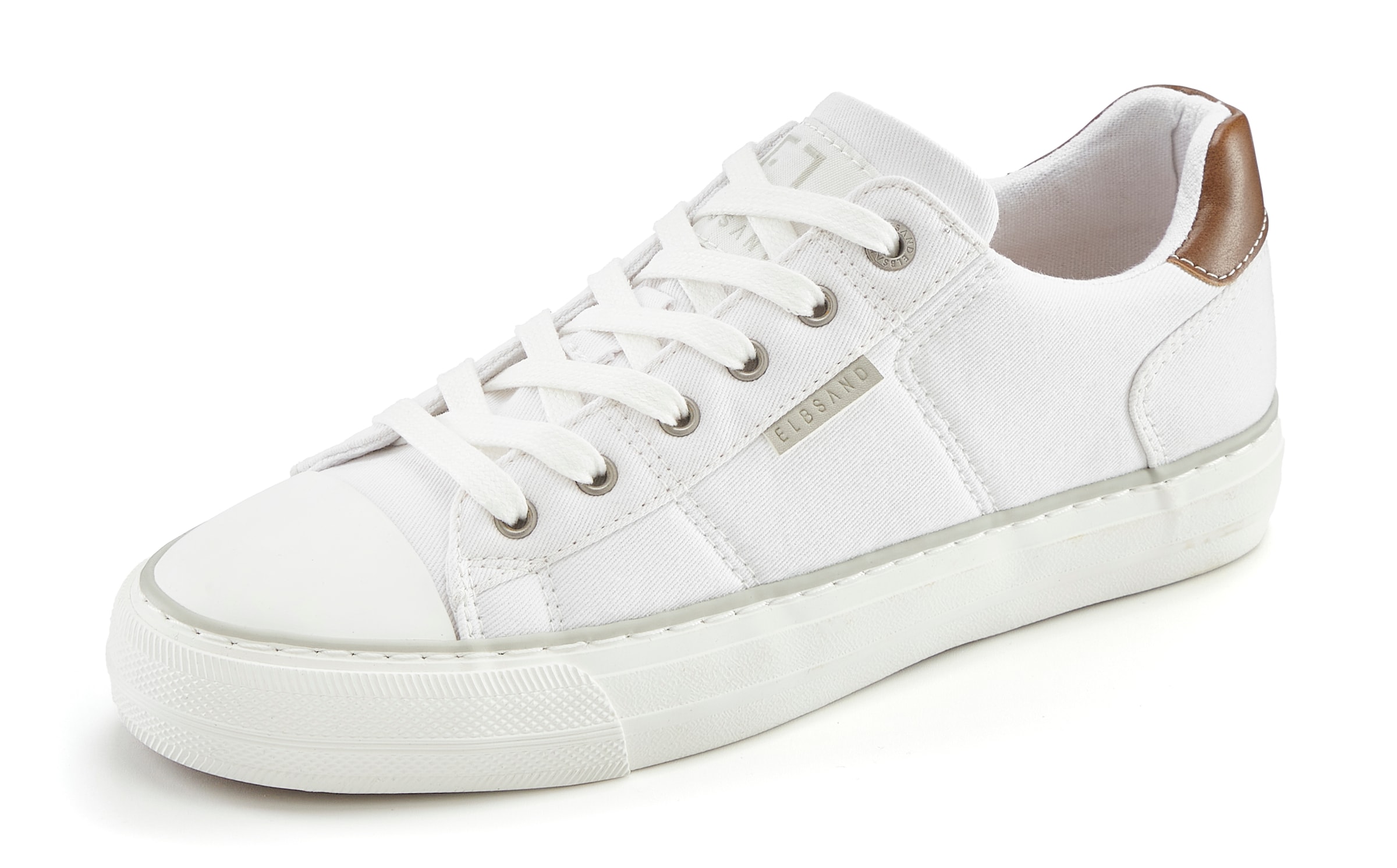 Elbsand Sneakers in White: front