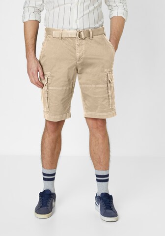 REDPOINT Regular Cargohose in Beige: Vorderseite