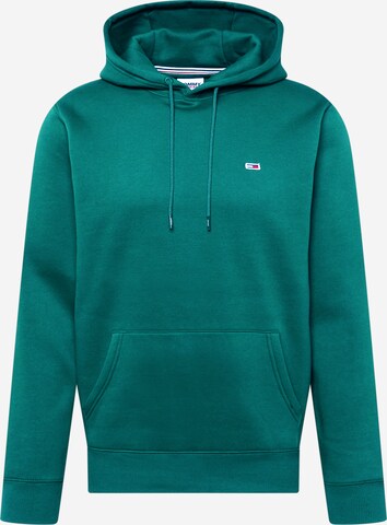 Tommy JeansSweater majica - zelena boja: prednji dio