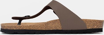 Bayton T-bar sandals 'Mercure' in Brown