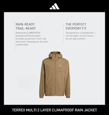 ADIDAS TERREX Zunanja jakna 'Multi 2' | rjava barva