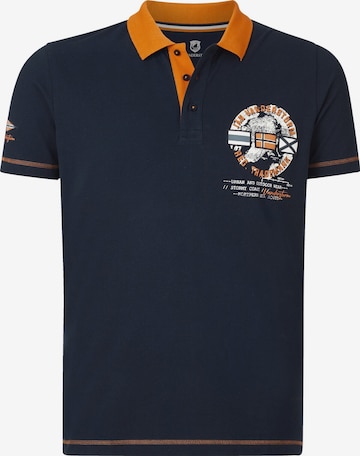 Jan Vanderstorm Shirt ' Rando ' in Blauw: voorkant