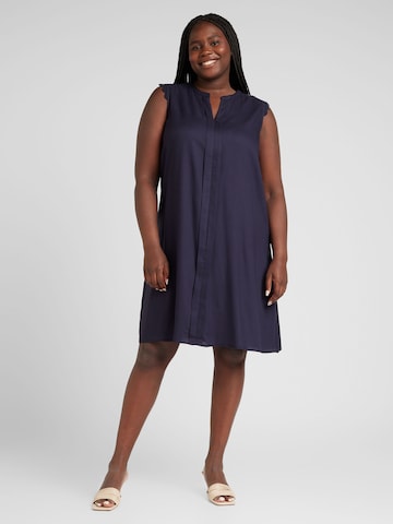 ONLY Carmakoma Dress 'CARMUMI' in Blue: front