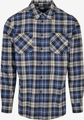 Chemise 'Roots' Urban Classics en bleu : devant