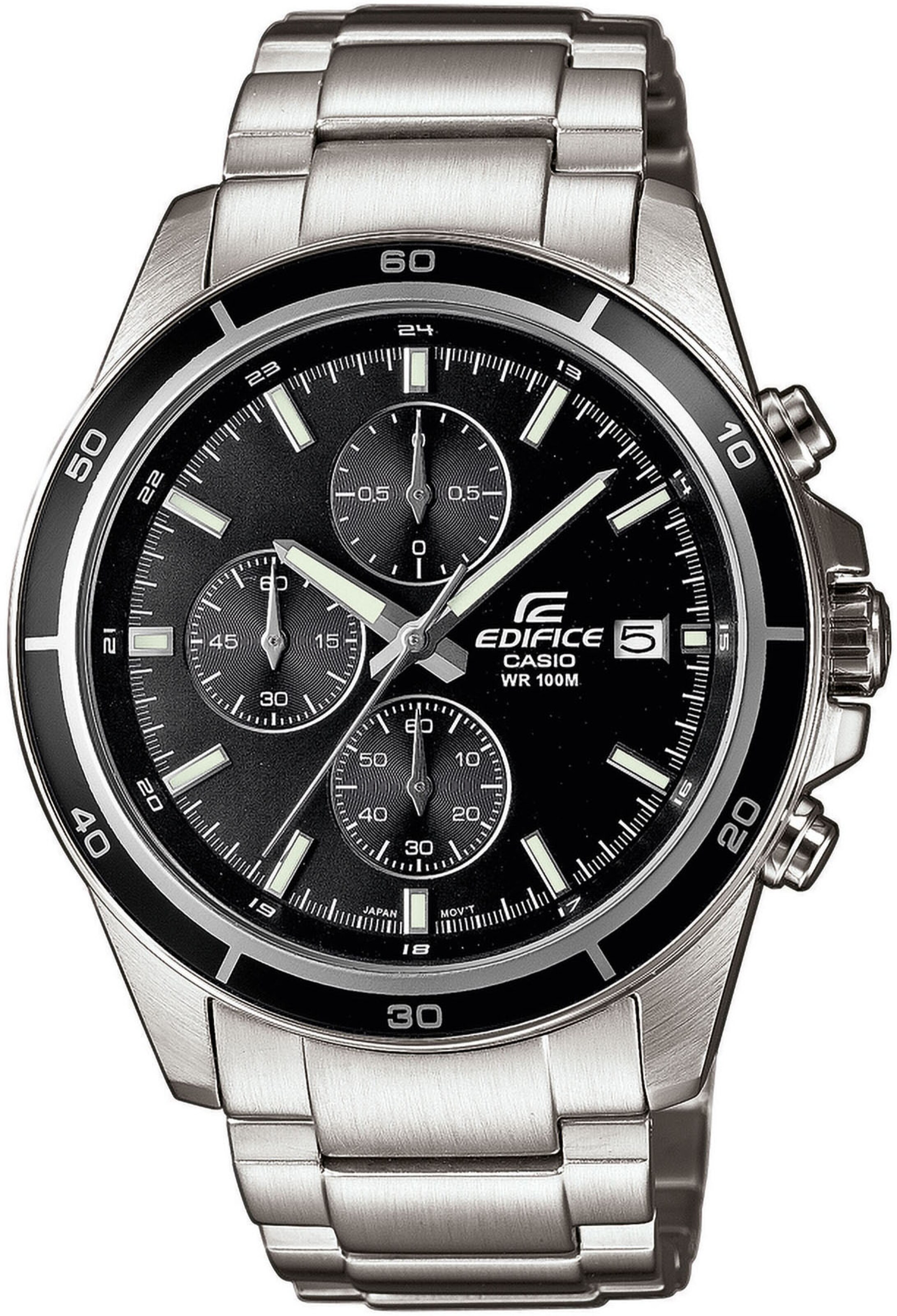 CASIO Analog Watch 'Edifice' in Silver: front