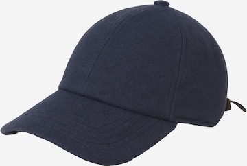 Hatland Cap 'Lenox' in Blau: Vorderseite