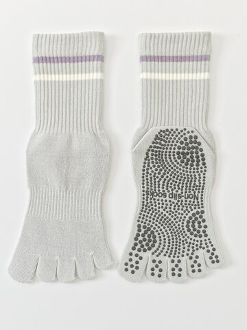 Millo Athletic Socks 'Freedome Yoga' in Grey
