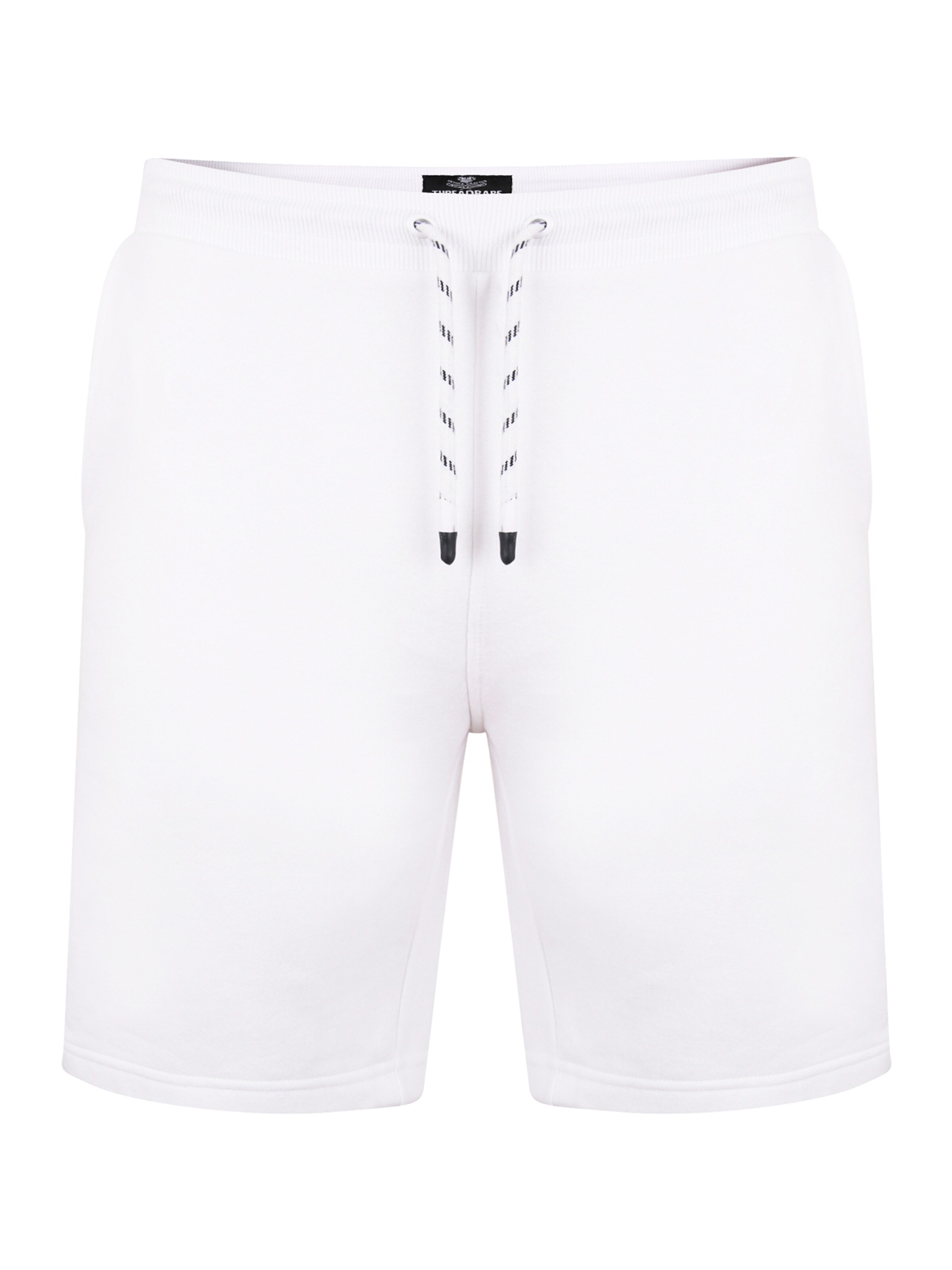 Threadbare Shorts 'Bergamot' in Weiß: Vorderseite