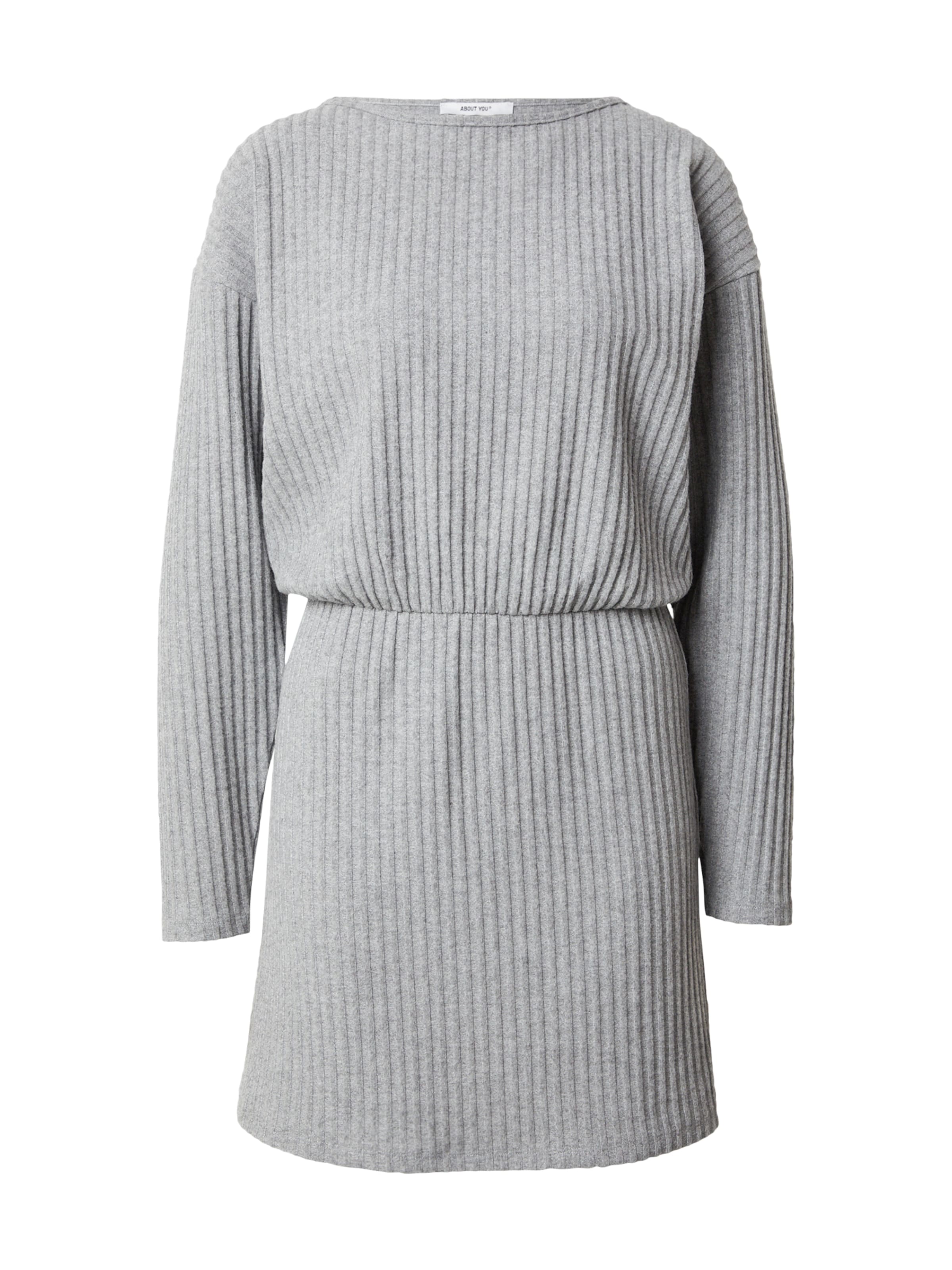 ABOUT YOU - Vestido de punto 'Janett' en gris: frente