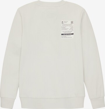 TOM TAILOR Sweatshirt in White