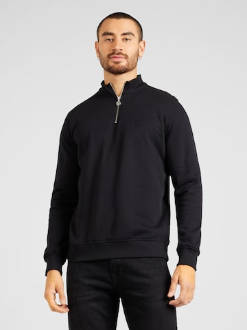melns WESTMARK LONDON Sportisks džemperis: no priekšpuses