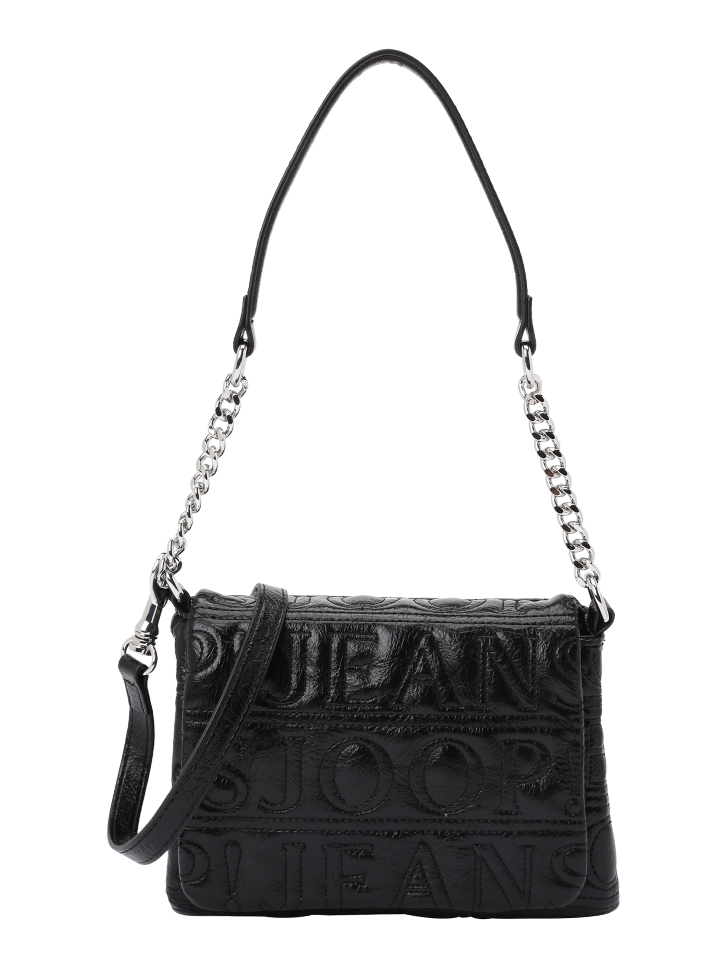 JOOP! Jeans Schultertasche 'Iniziale Spiega' in Schwarz: Vorderseite