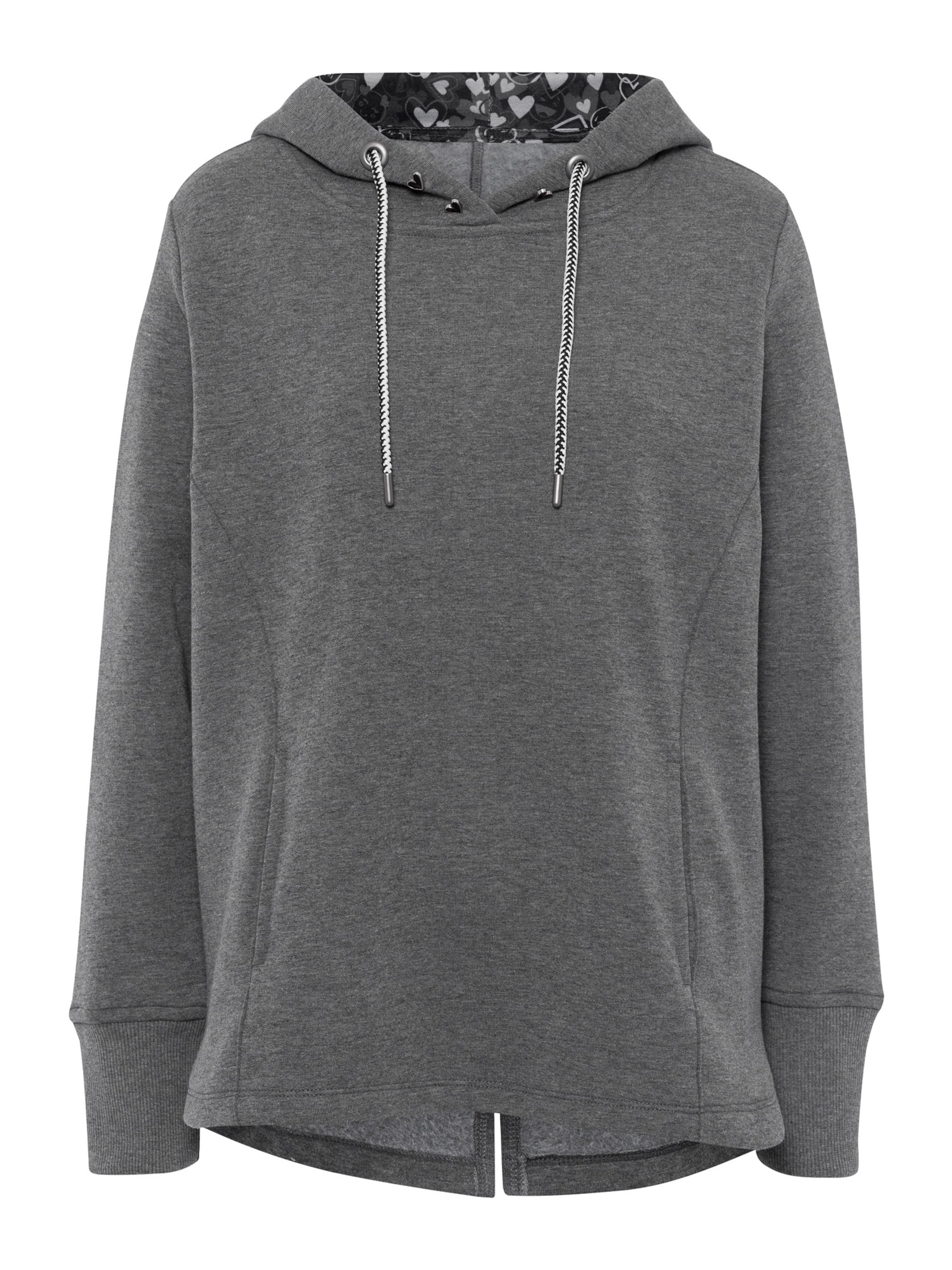 heine Μπλούζα φούτερ σε γκρι: μπροστά